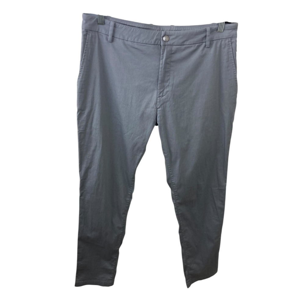 Birddogs Stretch Khakis Mens 34/32 Gray Performance Chino Pants